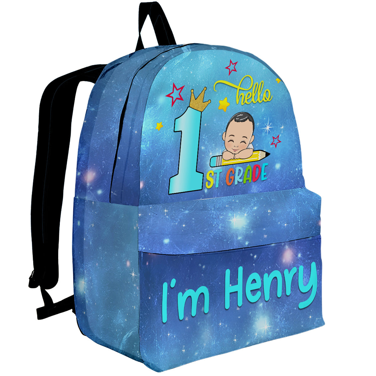 Hello School - Personalized Custom Backpack