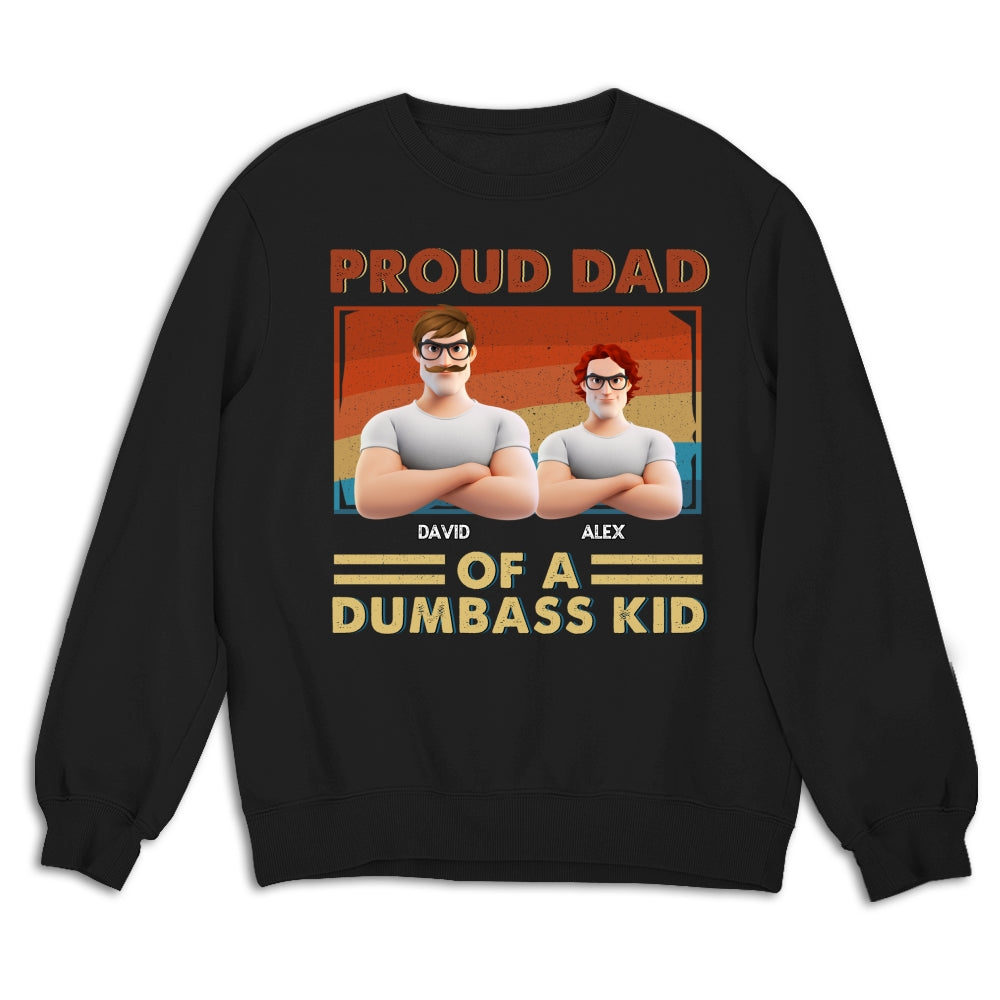Proud Dad Of Some Wild Kids - Personalized Custom Shirt