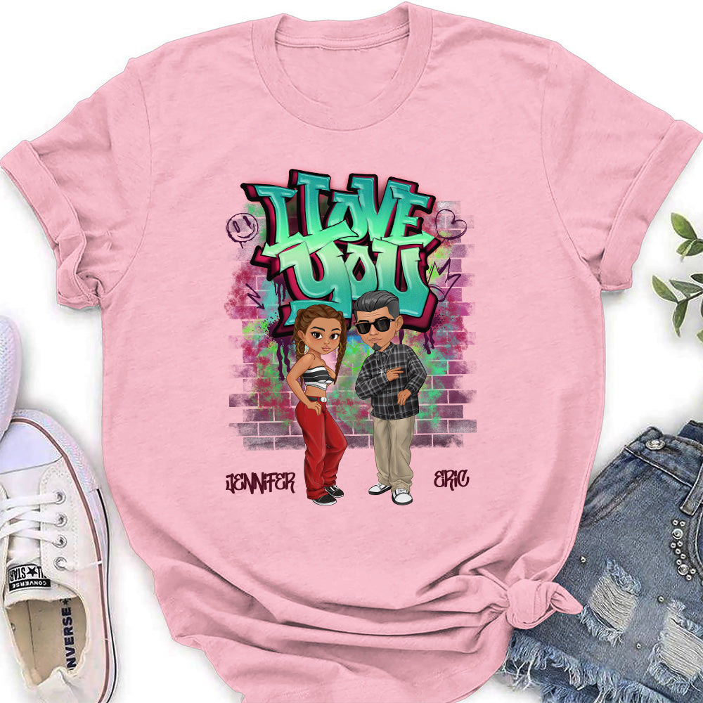 Hip Hop Couple  -  Personalized Custom Shirt