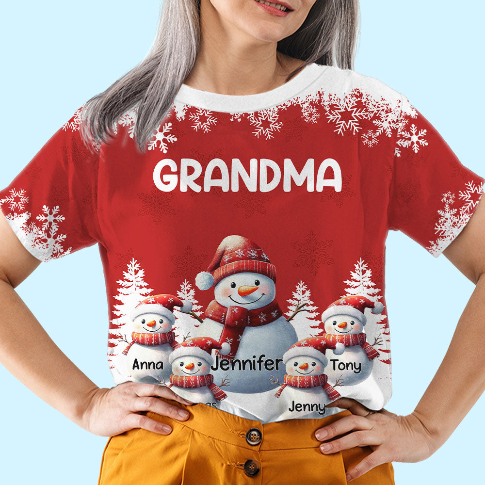 My Fav People Call Me Grandma - Personalized Custom All-over-print T-shirt