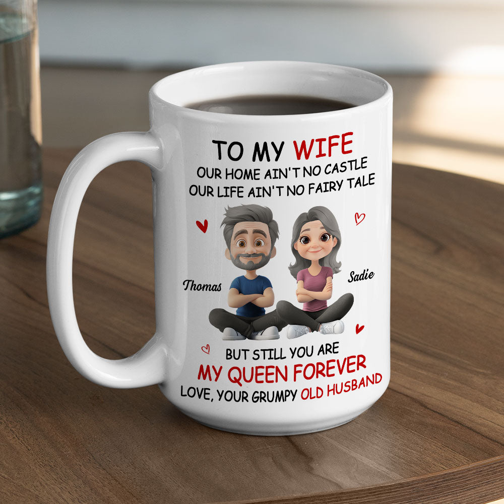 My Queen - Personalized Custom Coffee Mug