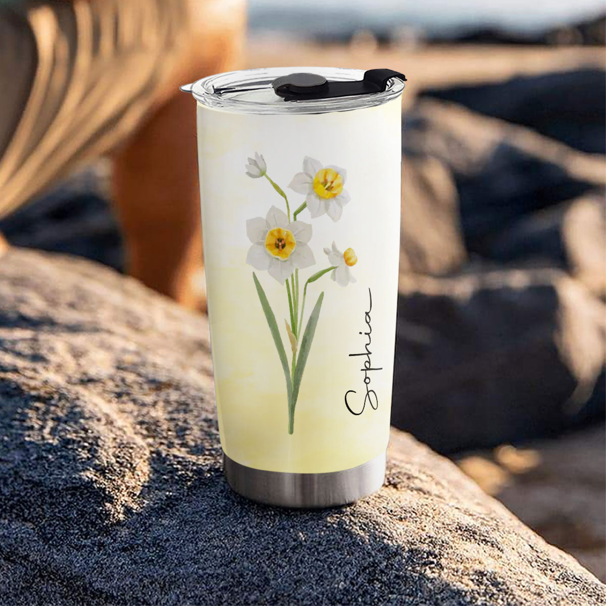 Live Bloom Wildly - Personalized Custom Tumbler