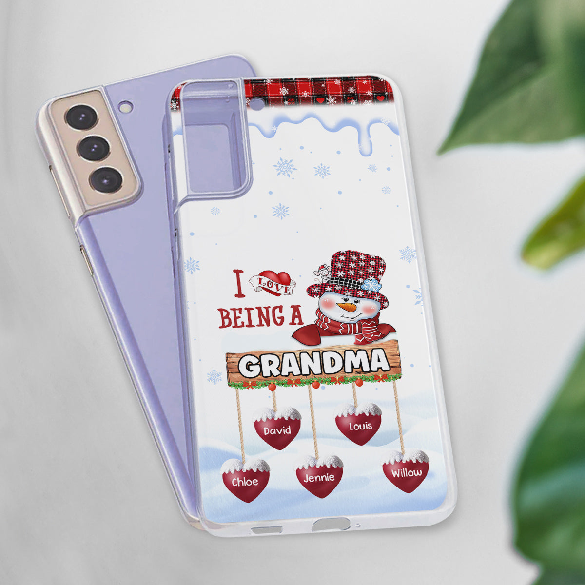 I Love Being A Grandma - Personalized Custom Phone Case