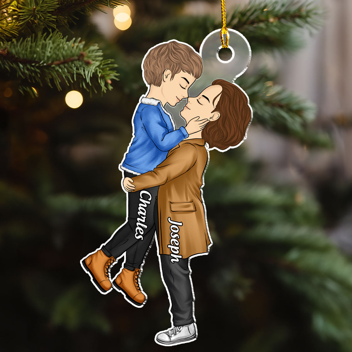 Love Is Love - Personalized Custom Acrylic Ornament