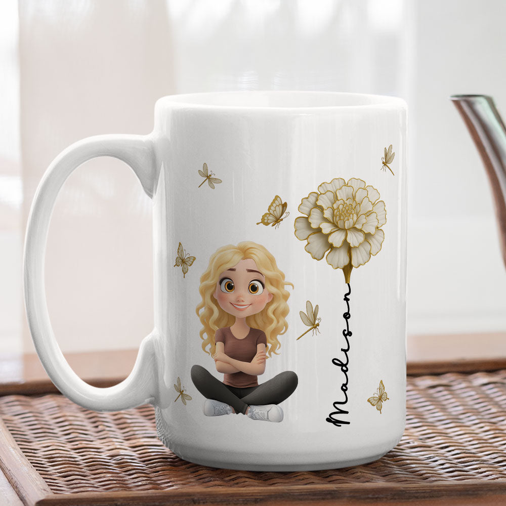 Floral Soul - Personalized Custom Coffee Mug