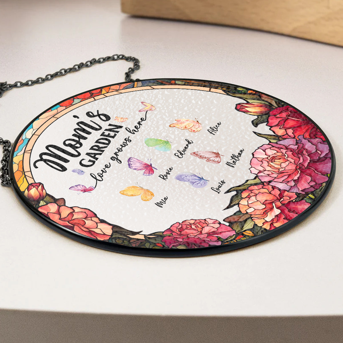 Garden Of Love - Personalized Custom Window Hanging Suncatcher