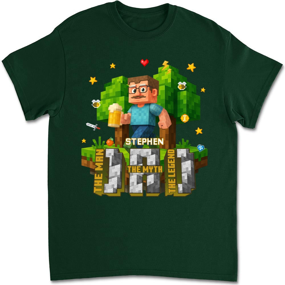 Dad The Amazing Pixel - Personalized Custom Shirt