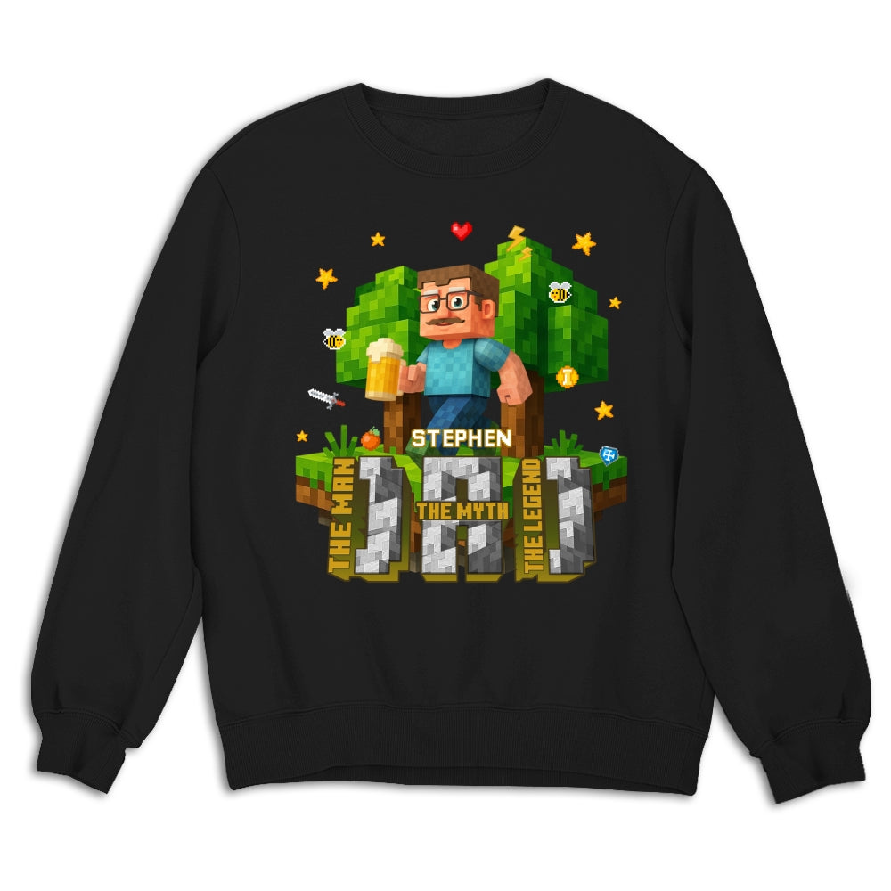 Dad The Amazing Pixel - Personalized Custom Shirt