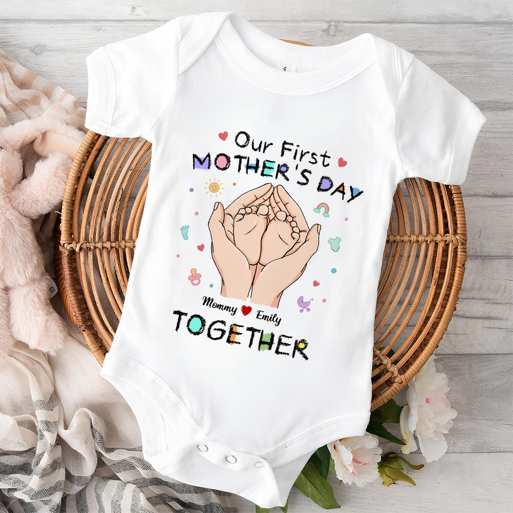 Our 1st Mothers Day - Personalized Custom Onesie