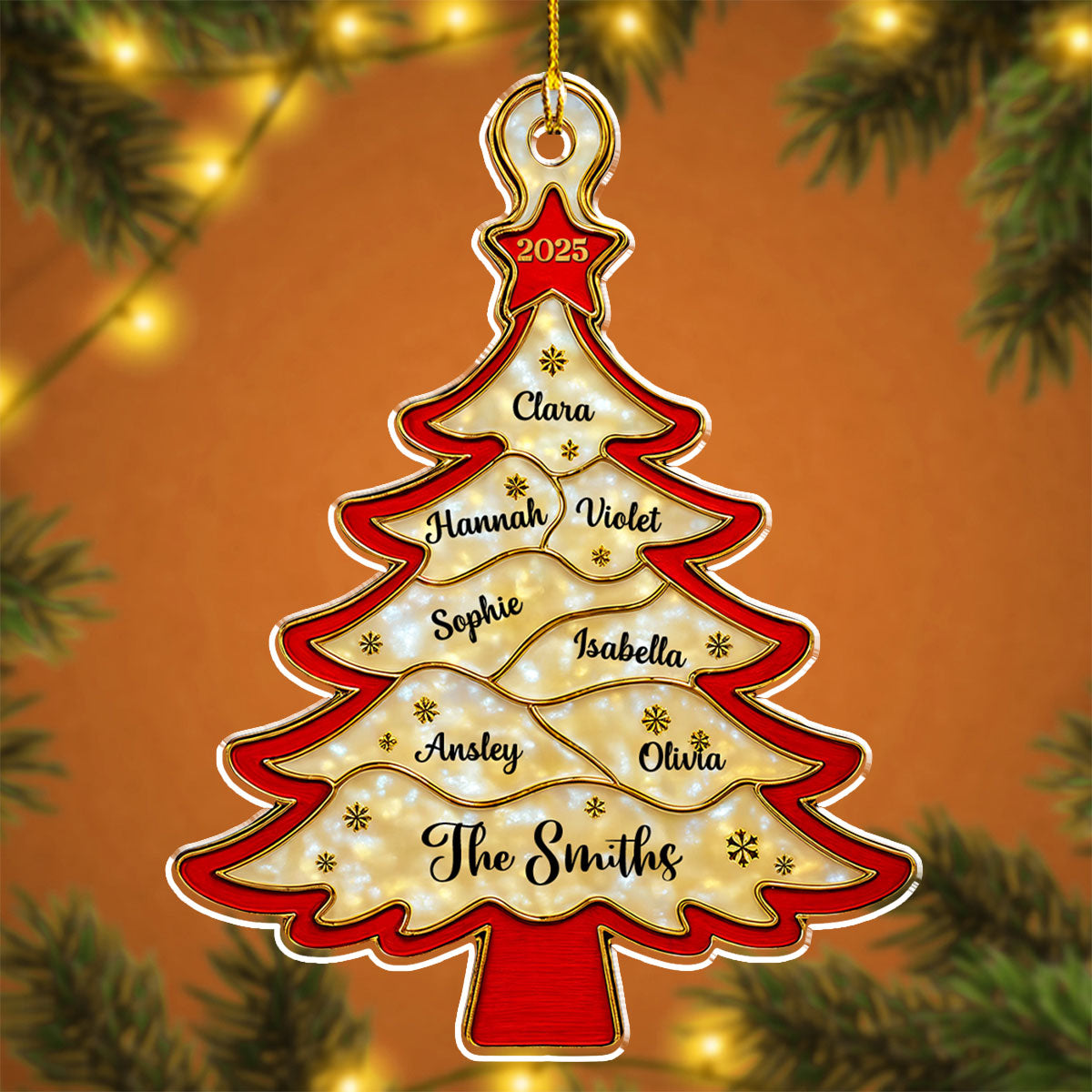 Christmas Tree - Personalized Custom Acrylic Ornament
