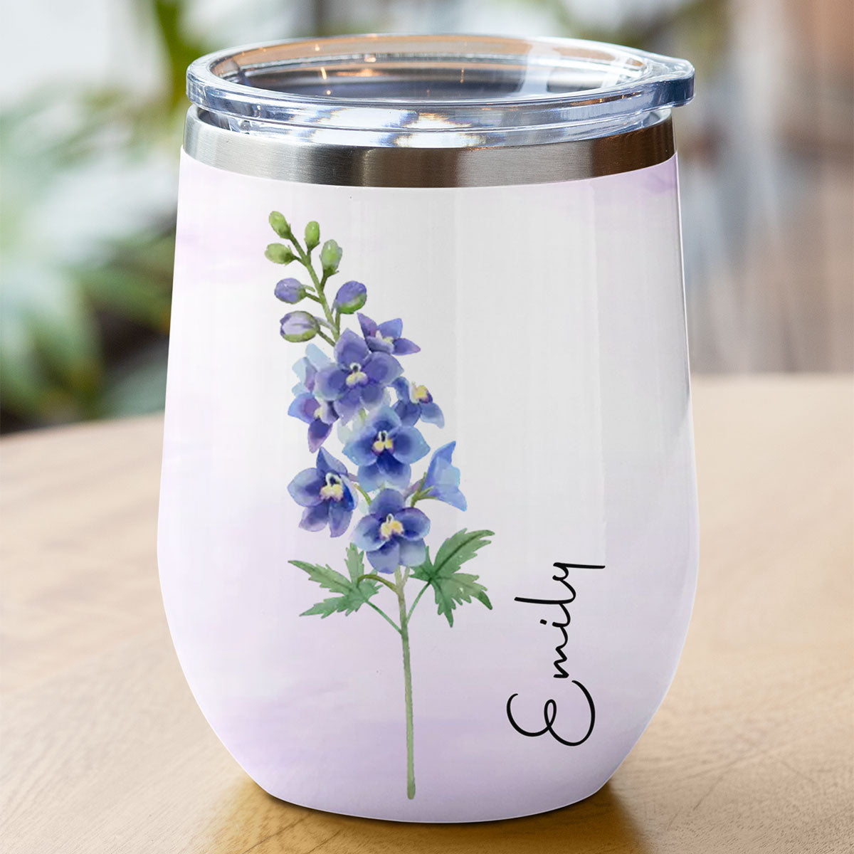 Friends Are Flowers That Never Fade - Personalized Custom Wine Tumbler