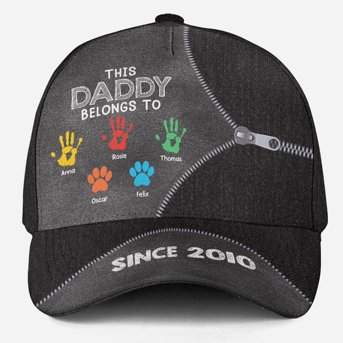 This Grandpa Belongs To - Personalized Classic Cap