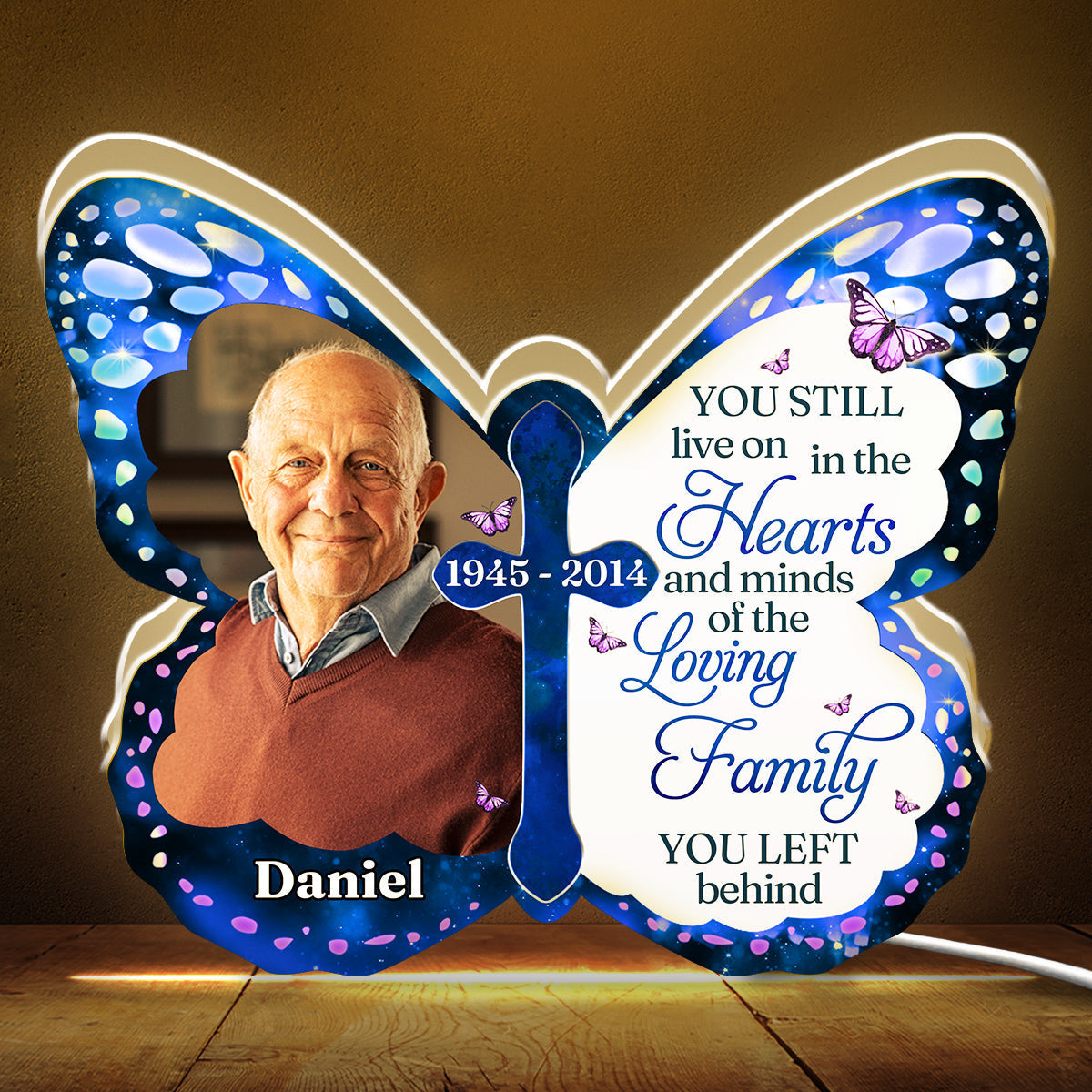 Hearts And Minds - Personalized Custom Light Box