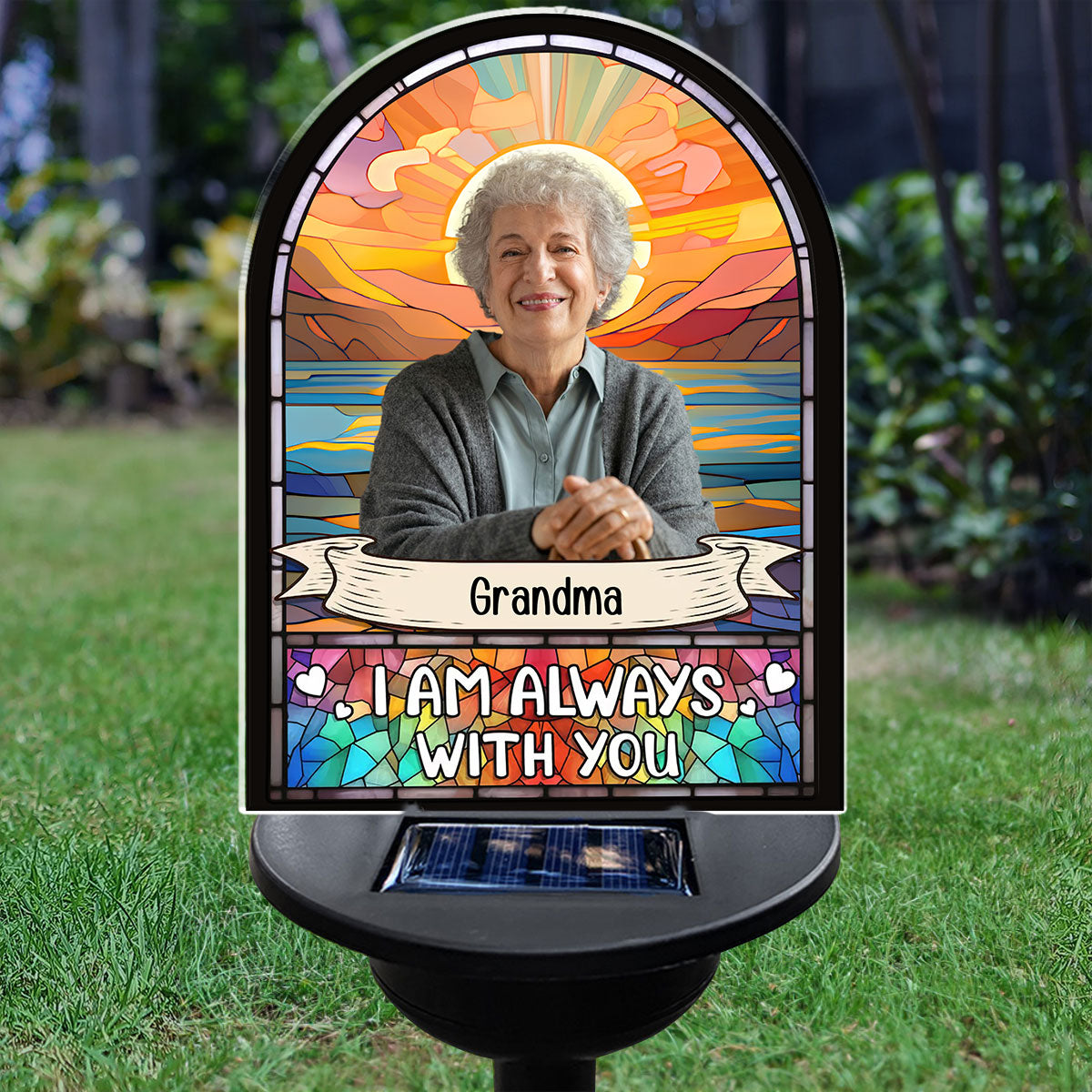 I Am Always With You - Personalized Custom Solar Light