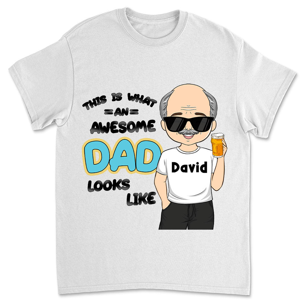 Awesome Dad - Personalized Custom Shirt