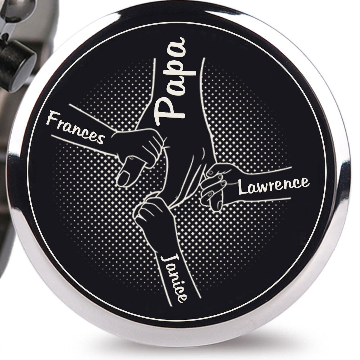 Hand In Hand Together - Personalized Engraved Wooden Watches GQ026