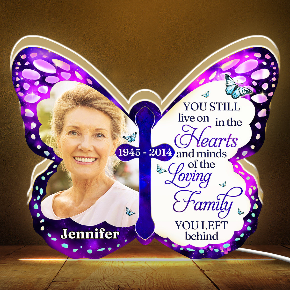 Hearts And Minds - Personalized Custom Light Box