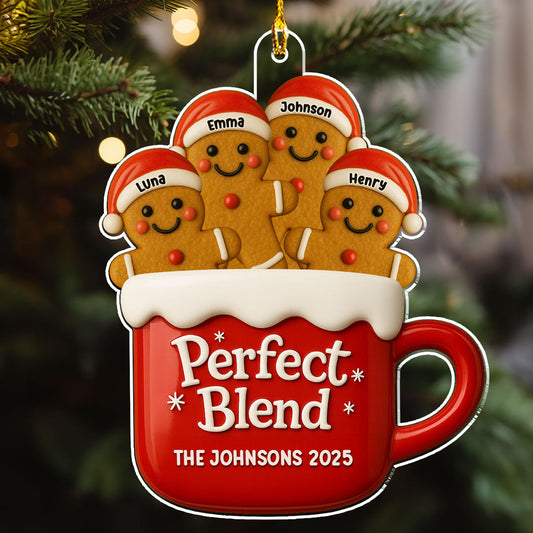 A Perfect Blend - Personalized Custom Acrylic Ornament