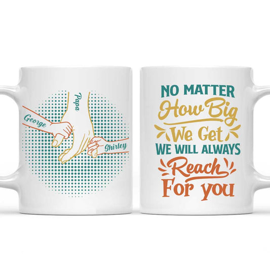 No Matter How Big We Get - Personalized Custom Coffee Mug