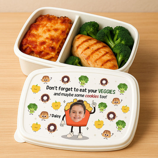 Dont Forget To Eat Your Veggies - Personalized Custom Lunch Box
