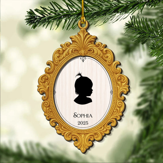 Custom Photo Baby Christmas 2025 - Personalized Custom 2-layered Wood Ornament