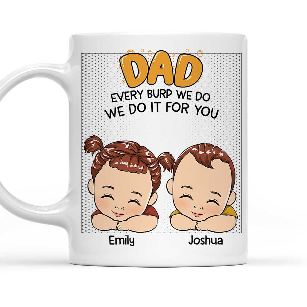Every Burp I Do I Do It For You - Personalized Custom Coffee Mug