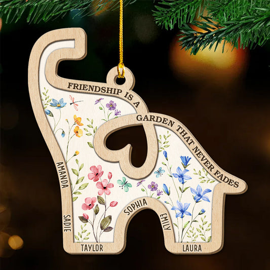 Never Faded Garden - Personalized Custom Wood Ornament
