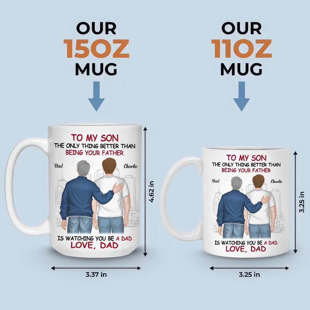 We Are Proud Of You - Personalized Custom Coffee Mug