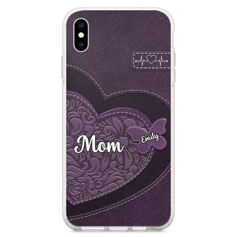 Butterfly Heart - Personalized Custom Phone Case