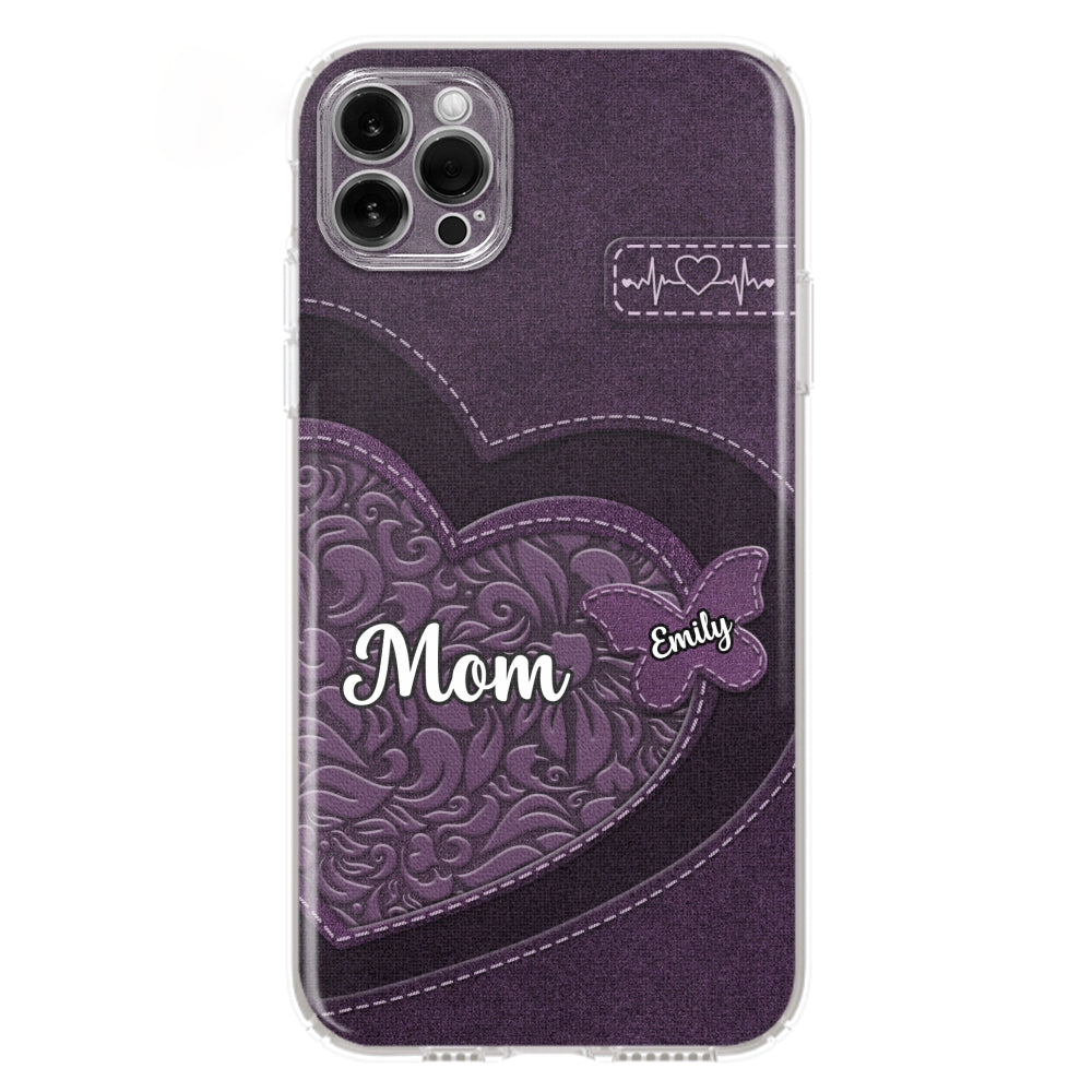 Butterfly Heart - Personalized Custom Phone Case