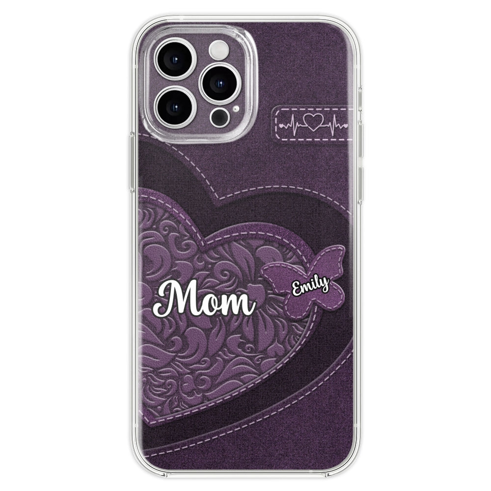 Butterfly Heart - Personalized Custom Phone Case