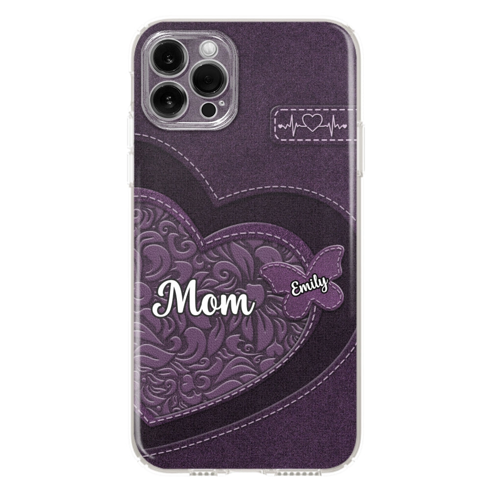 Butterfly Heart - Personalized Custom Phone Case