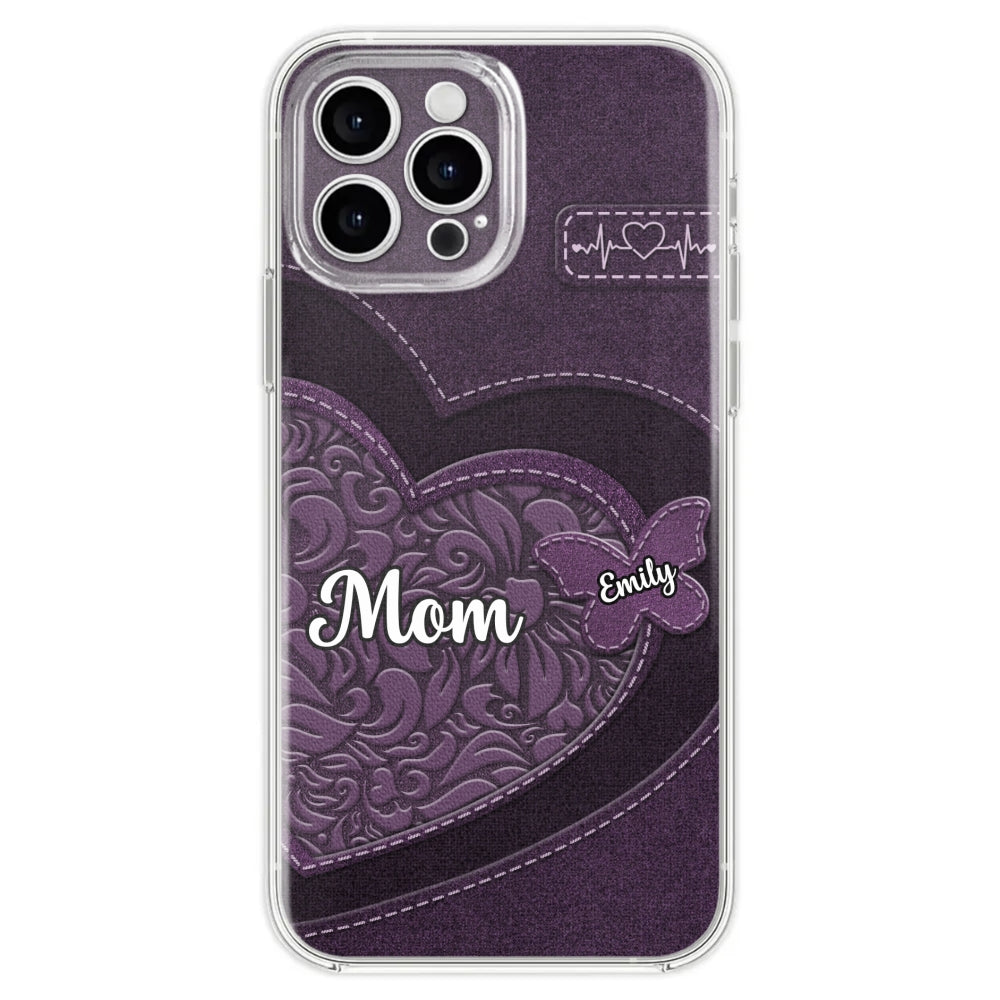 Butterfly Heart - Personalized Custom Phone Case