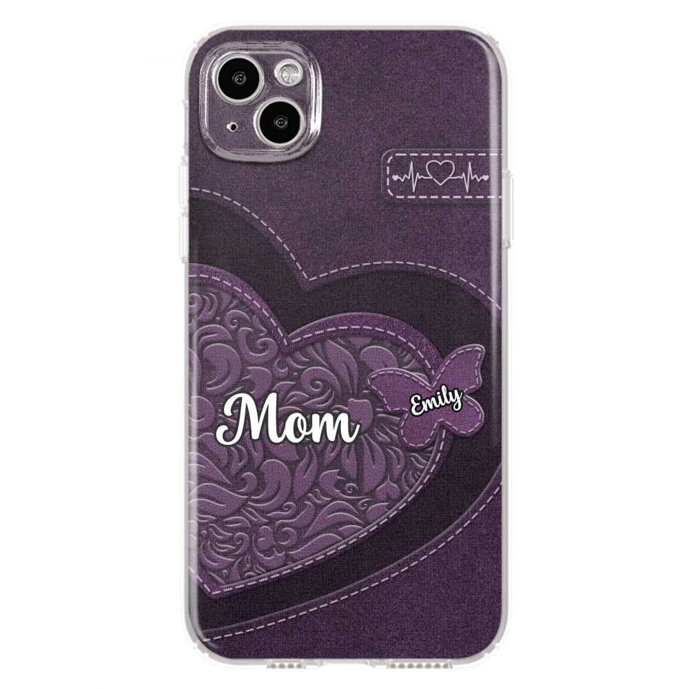 Butterfly Heart - Personalized Custom Phone Case