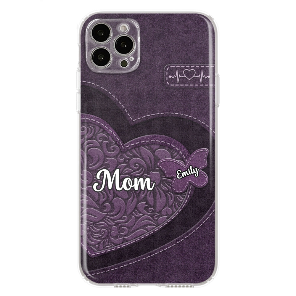 Butterfly Heart - Personalized Custom Phone Case