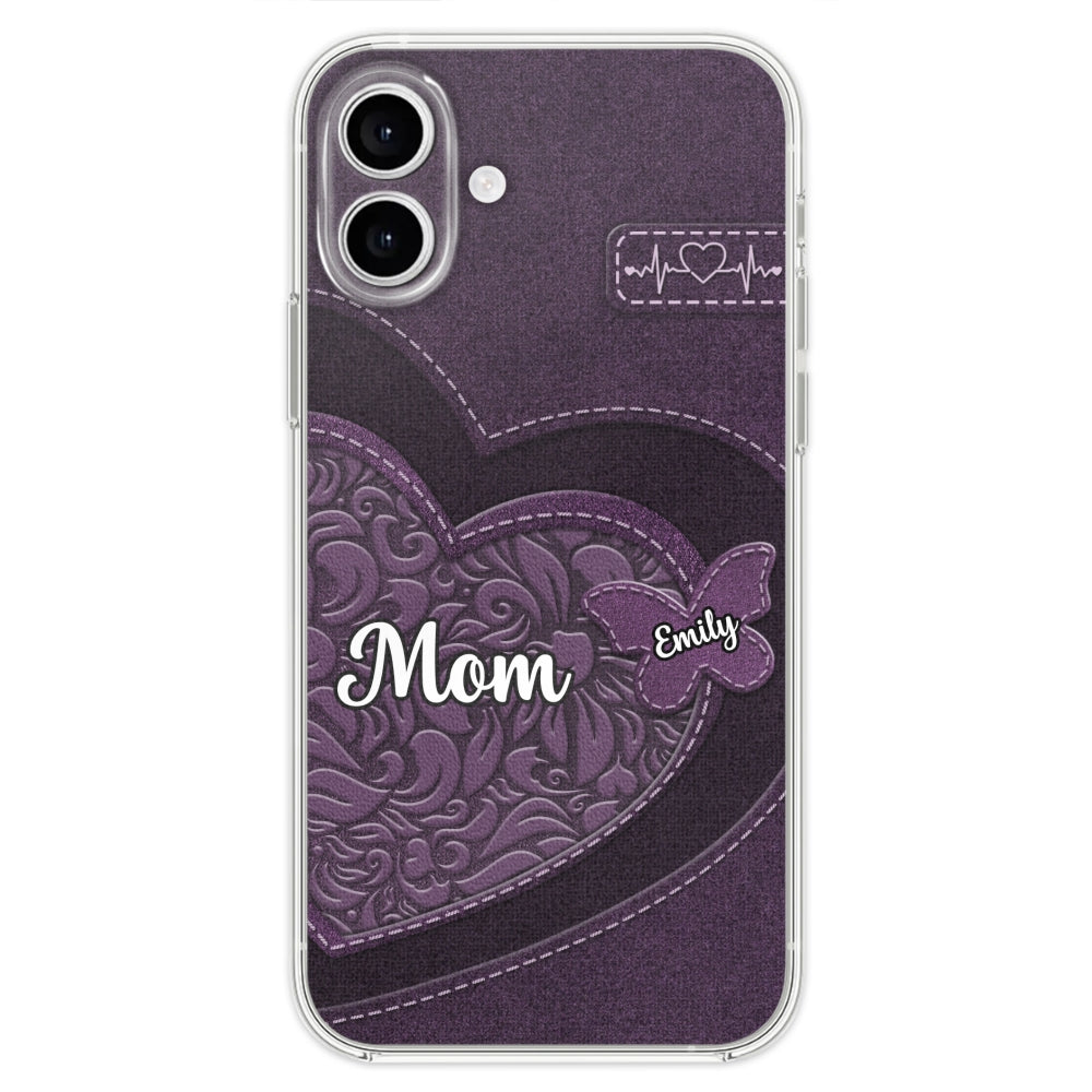 Butterfly Heart - Personalized Custom Phone Case