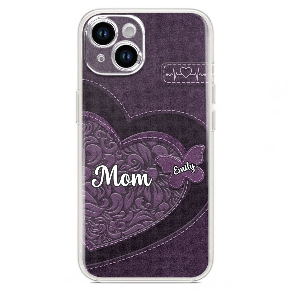 Butterfly Heart - Personalized Custom Phone Case