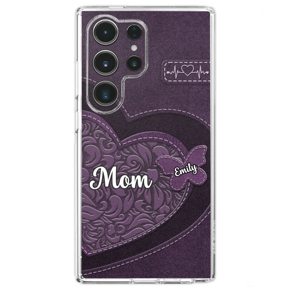 Butterfly Heart - Personalized Custom Phone Case