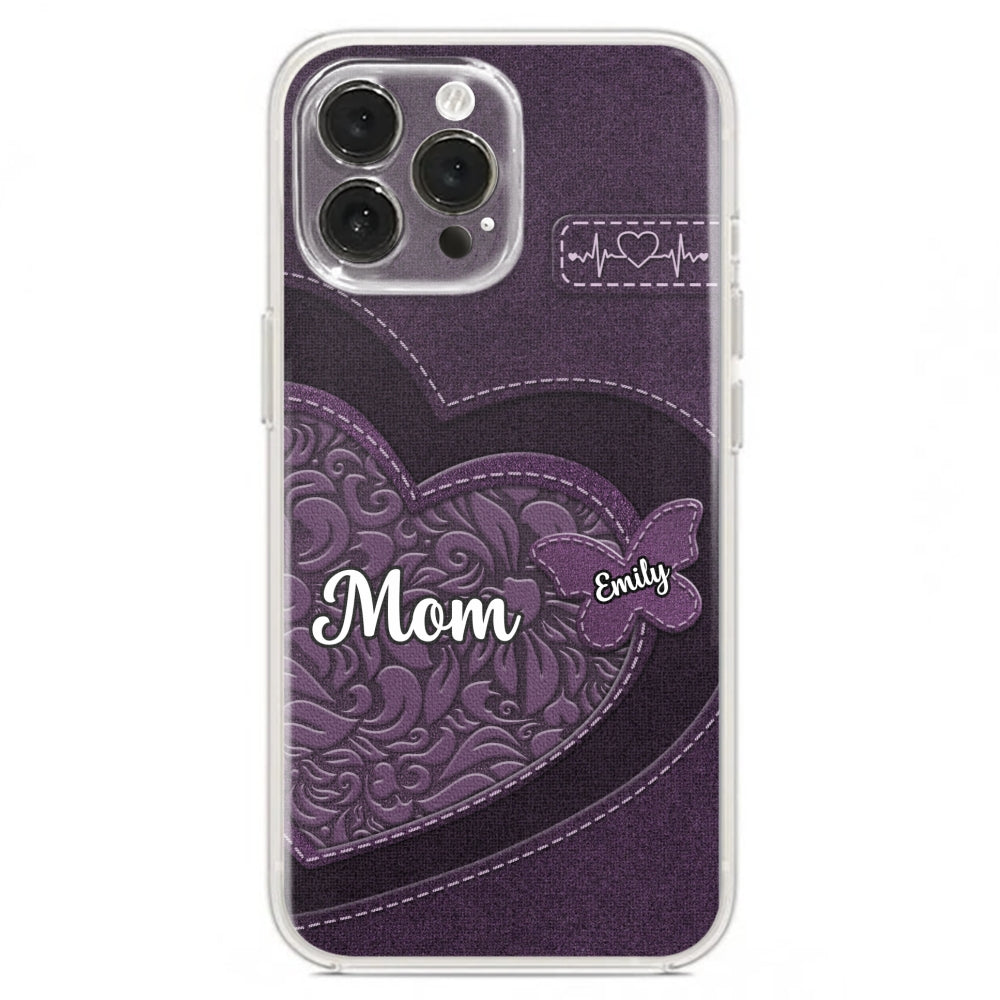 Butterfly Heart - Personalized Custom Phone Case