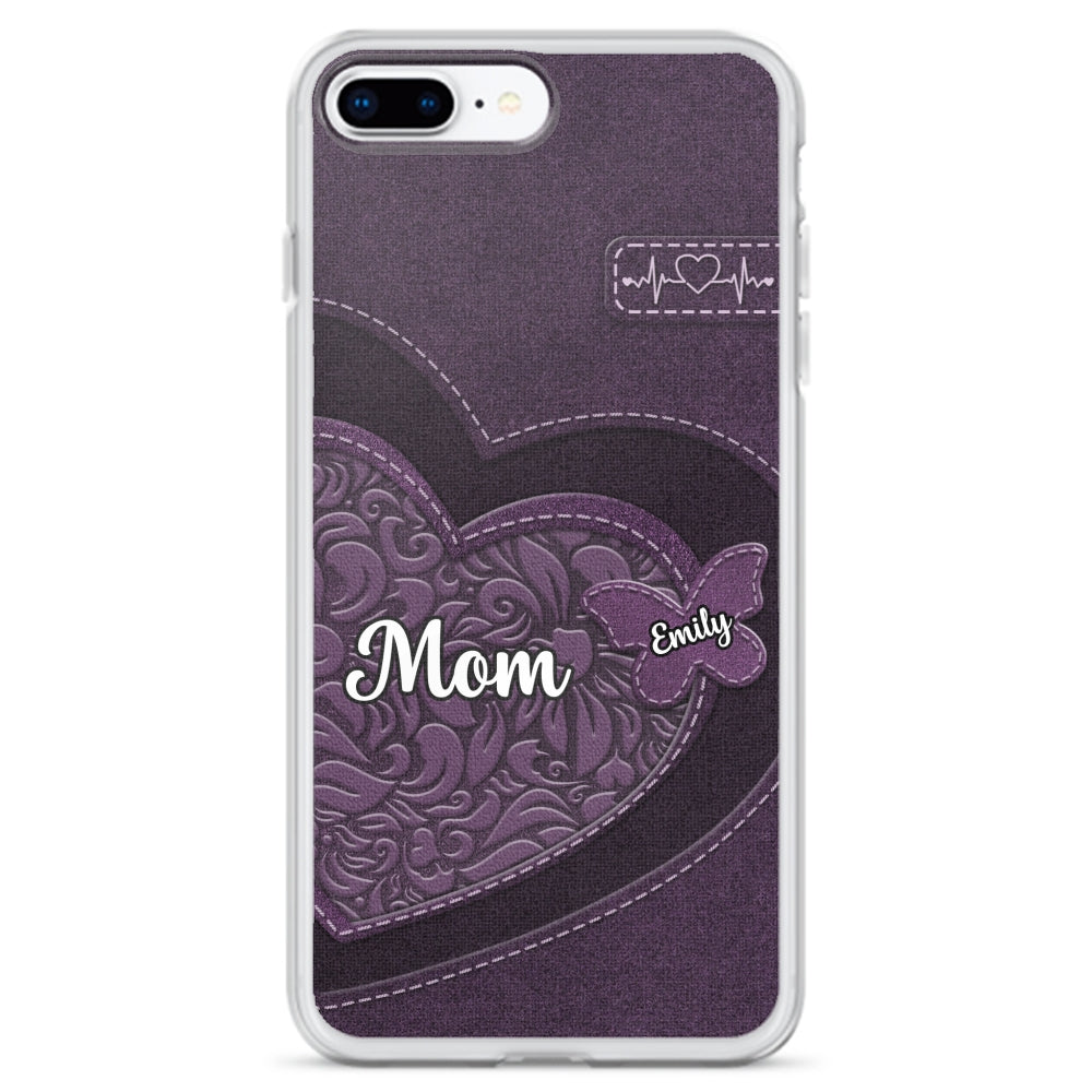 Butterfly Heart - Personalized Custom Phone Case