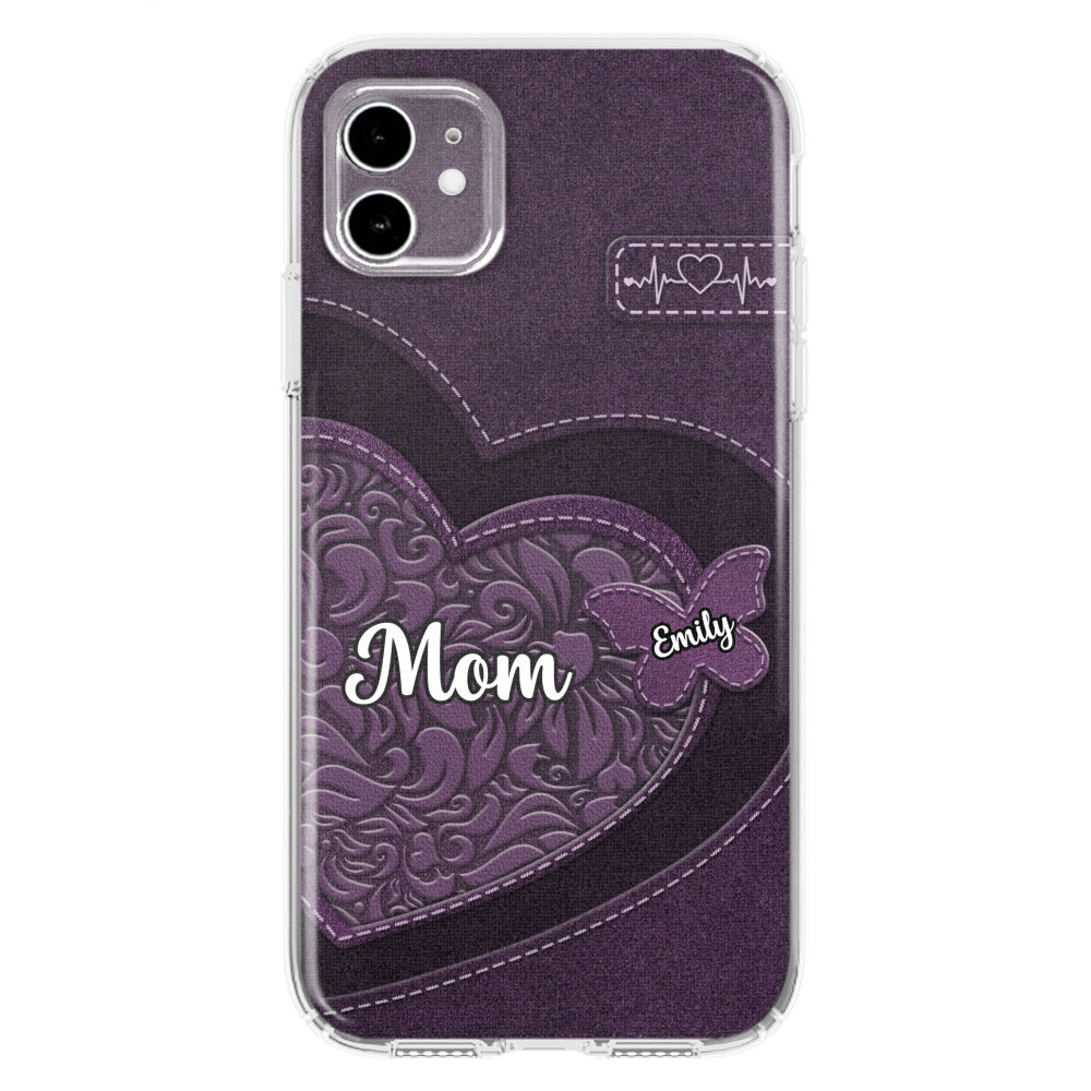 Butterfly Heart - Personalized Custom Phone Case