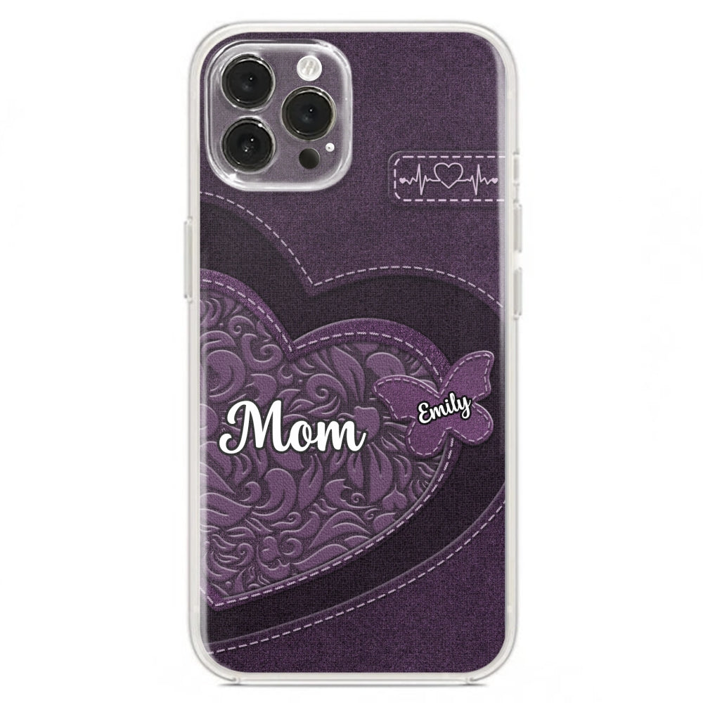 Butterfly Heart - Personalized Custom Phone Case