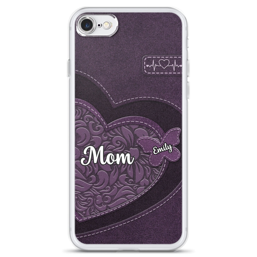 Butterfly Heart - Personalized Custom Phone Case