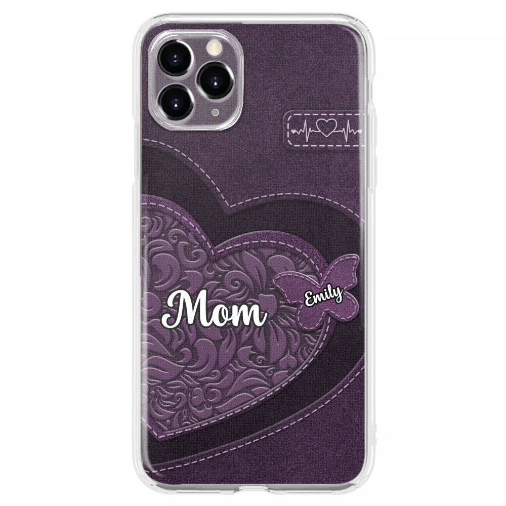 Butterfly Heart - Personalized Custom Phone Case