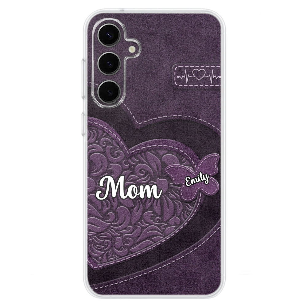 Butterfly Heart - Personalized Custom Phone Case