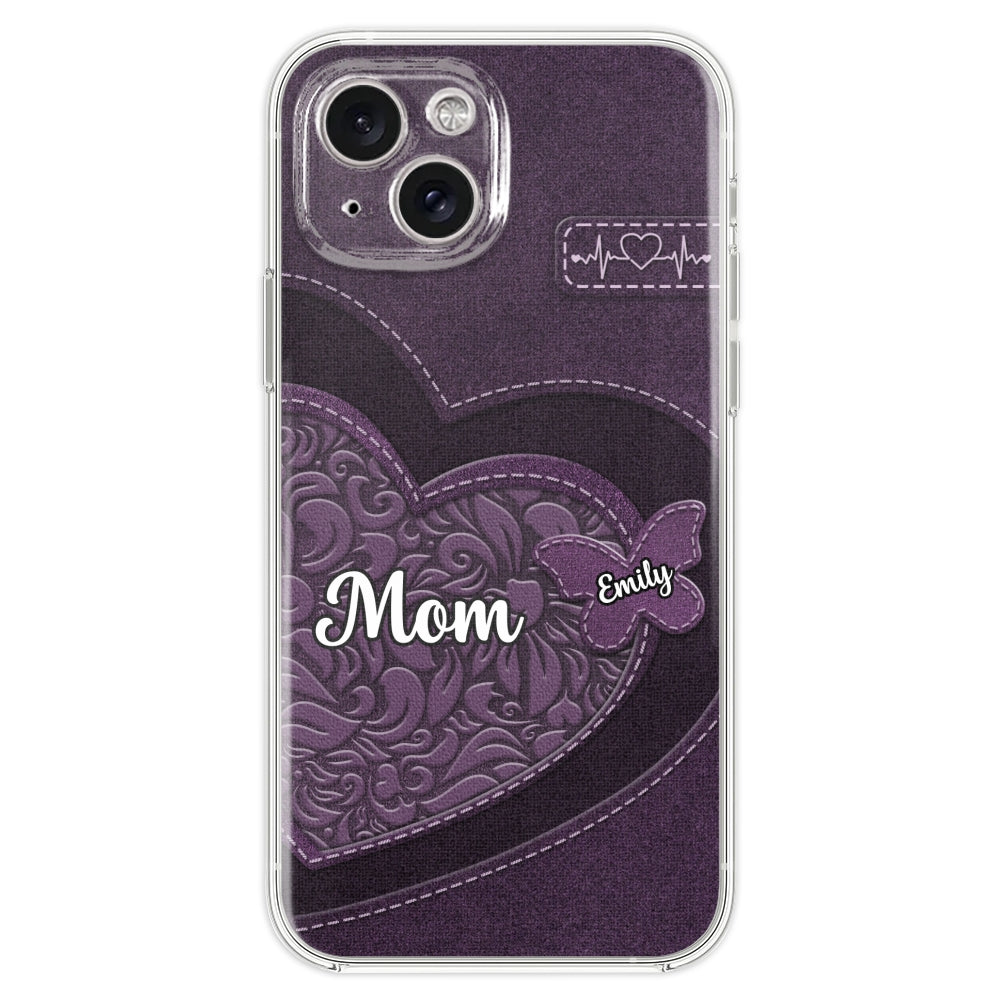 Butterfly Heart - Personalized Custom Phone Case
