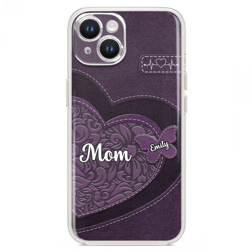 Butterfly Heart - Personalized Custom Phone Case