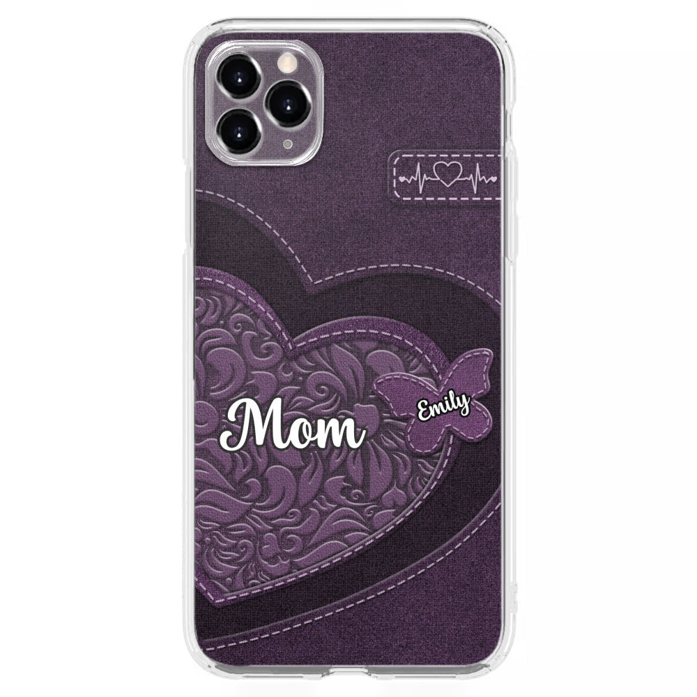 Butterfly Heart - Personalized Custom Phone Case
