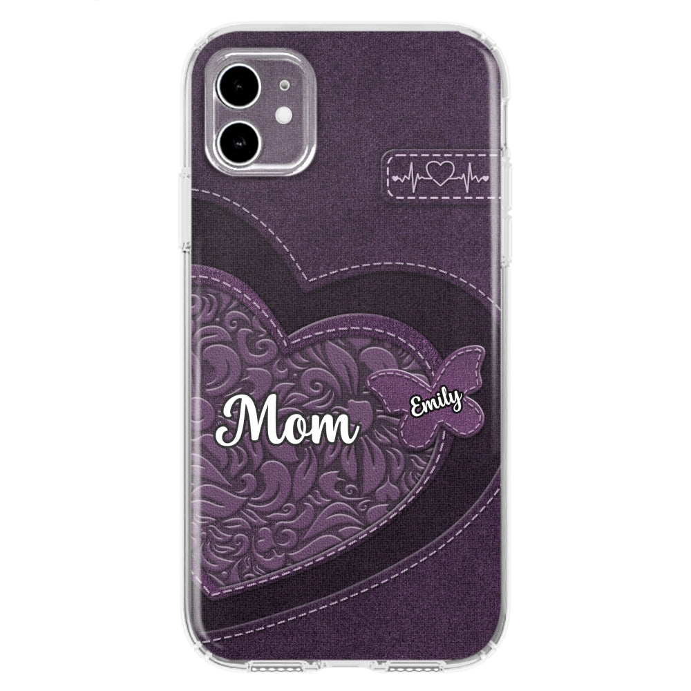 Butterfly Heart - Personalized Custom Phone Case