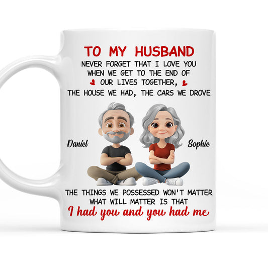 Never Forget I Love You - Personalized Custom Coffee Mug